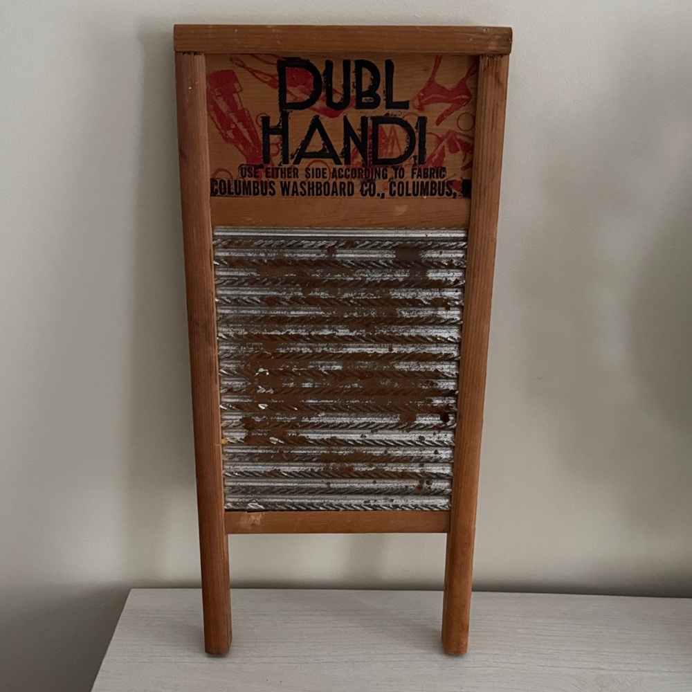 Vintage Dubl Handi Washboard